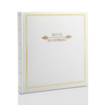 OUTLET - Album wsuwany na 200 zdjęć 15x23 Classic Biały